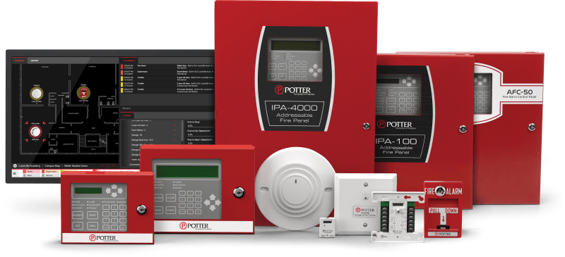 Fire alarm system and various components